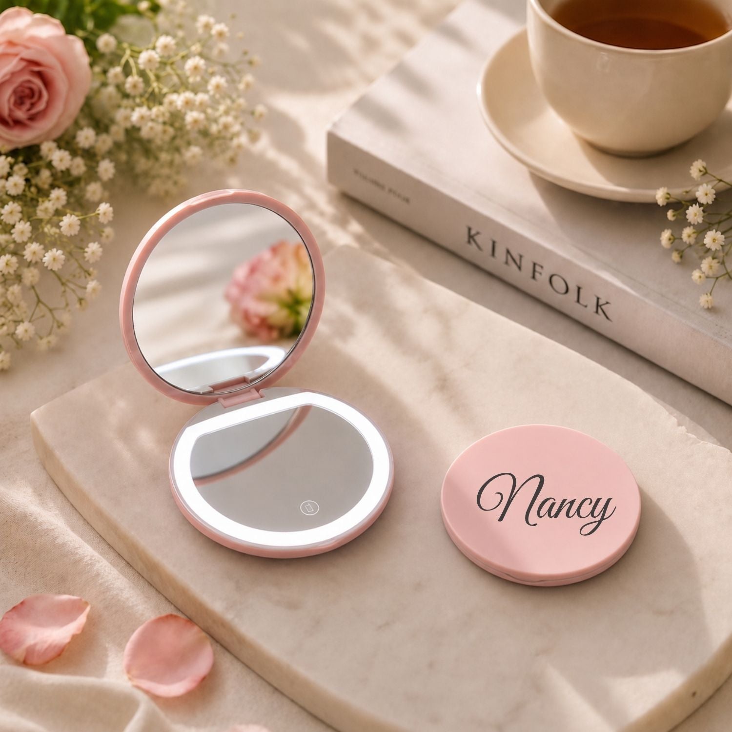 Led Compact Mirror