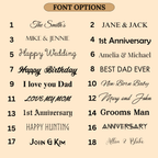 Engraved Wooden Dual USB C&A Flash Drive with Box: Personalized Wedding Photographer Gift