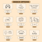 Engraved Wooden Dual USB C&A Flash Drive with Box: Personalized Wedding Photographer Gift