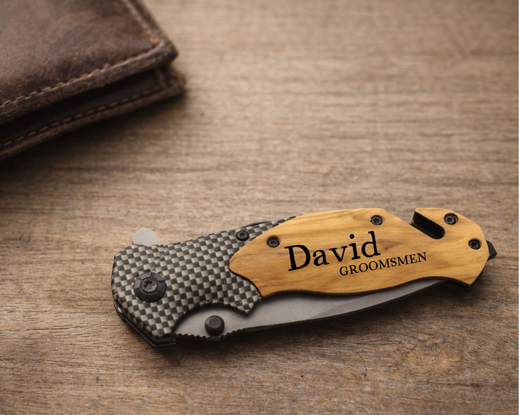 Personalized Handmade Gift Knives Engraved Pocket Knife for Him, Perfect Boyfriend or Father’s Day Gift, Unique Christmas Gift Idea, Husband