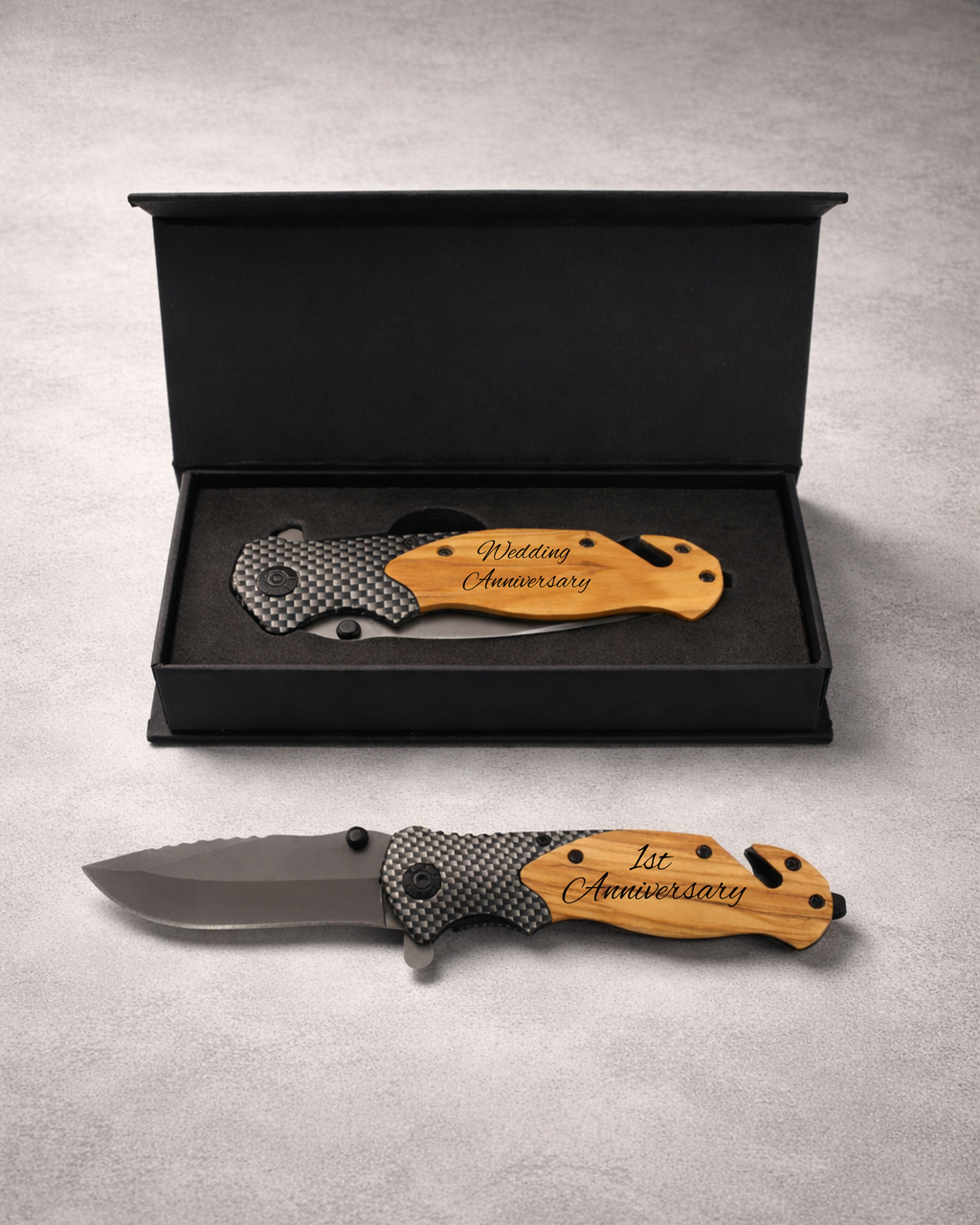 Personalized Handmade Gift Knives Engraved Pocket Knife for Him, Perfect Boyfriend or Father’s Day Gift, Unique Christmas Gift Idea, Husband