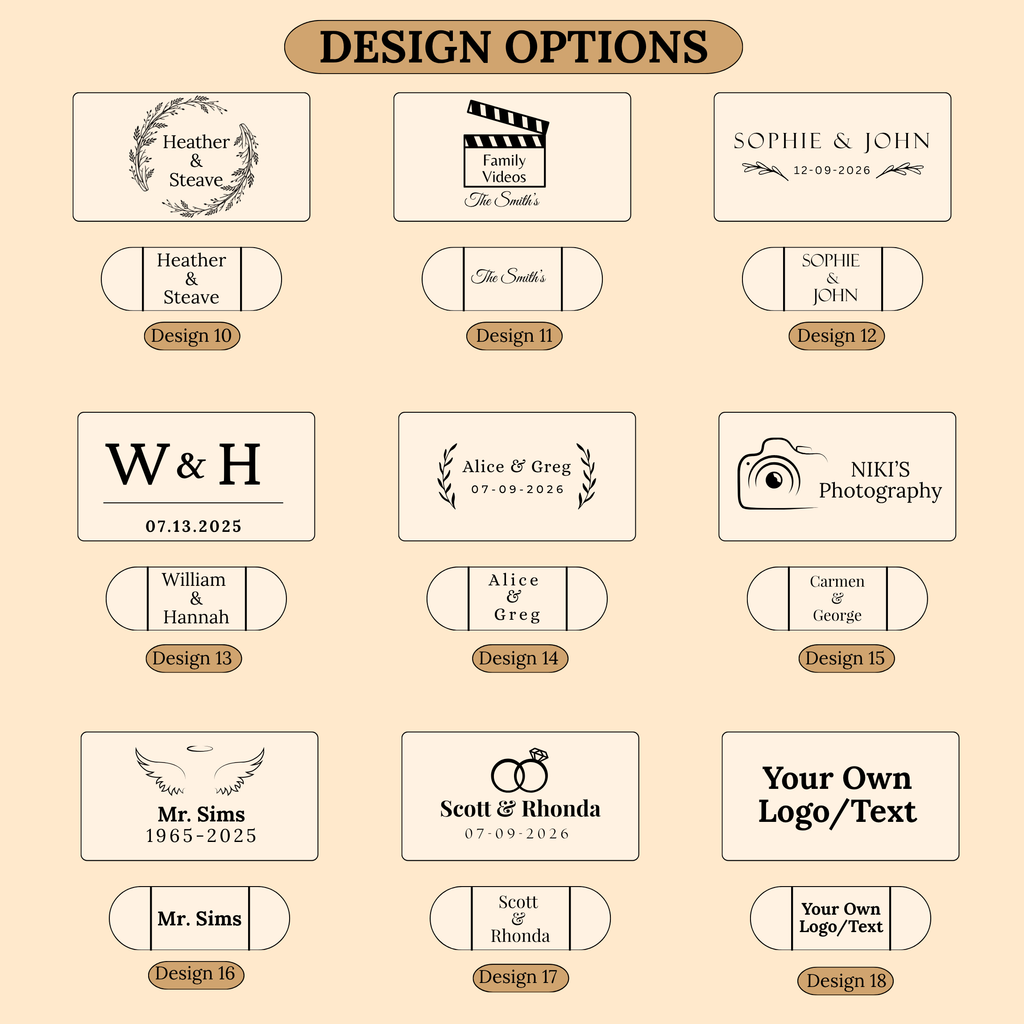 Engraved Wooden Dual USB C&A Flash Drive with Box: Personalized Wedding Photographer Gift
