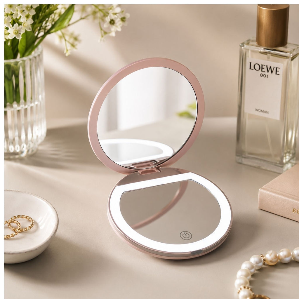 Led Compact Mirror