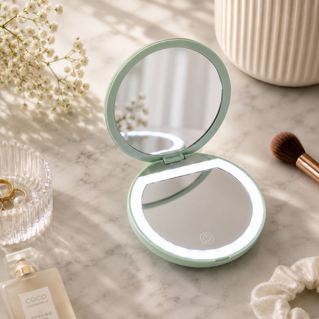 Led Compact Mirror