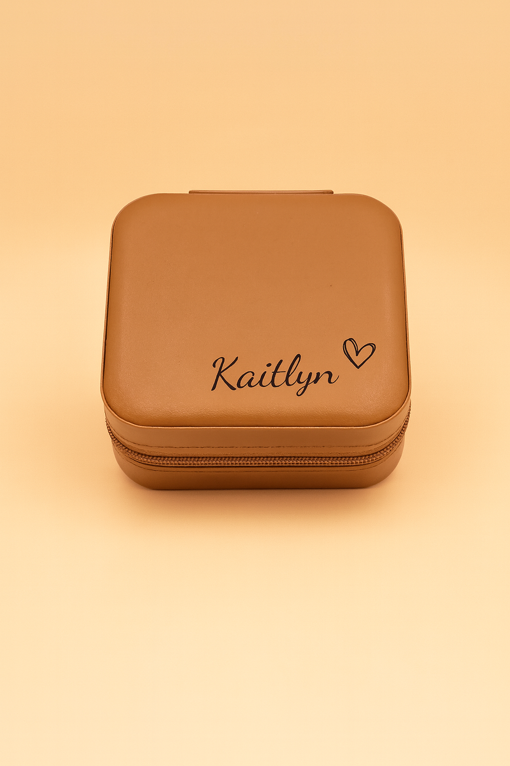 Personalized Travel Jewelry Box – Engraved Name, Bridesmaid Gift, Mother Day Gift