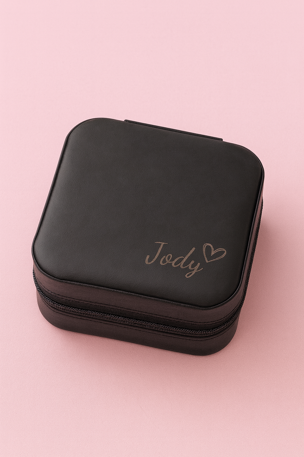 Personalized Travel Jewelry Box – Engraved Name, Bridesmaid Gift, Mother Day Gift