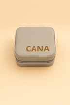 Personalized Travel Jewelry Box – Engraved Name, Bridesmaid Gift, Mother Day Gift