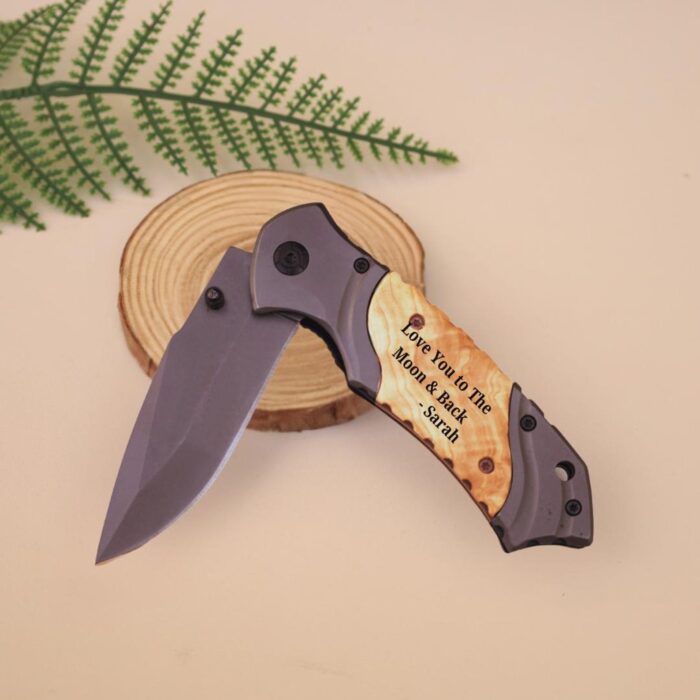 Customized Gift, Engraved Knife for Him, Father’s Day Gift, Gift for Husband, Wedding Aniversary, Groomsmen Retirement Scout Graduation Gift