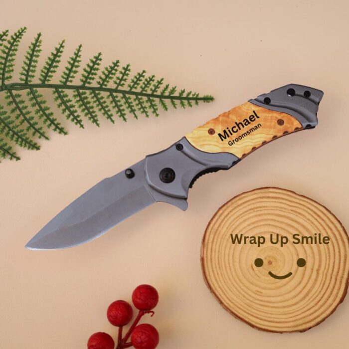 Customized Gift, Engraved Knife for Him, Father’s Day Gift, Gift for Husband, Wedding Aniversary, Groomsmen Retirement Scout Graduation Gift