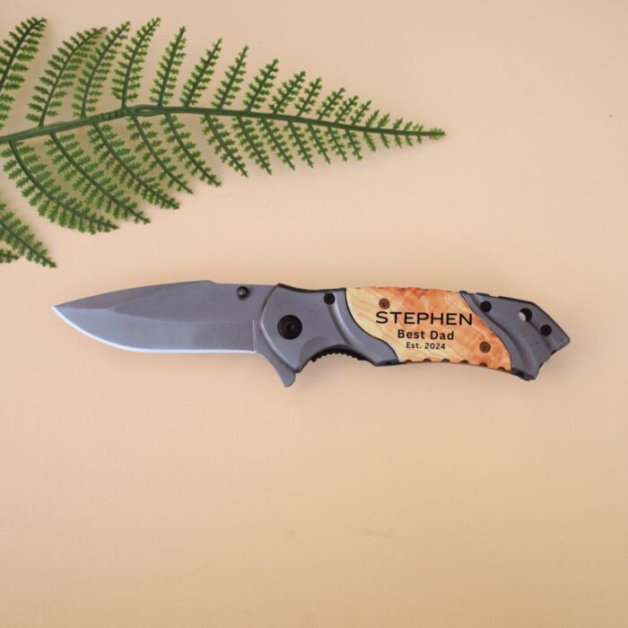 Customized Gift, Engraved Knife for Him, Father’s Day Gift, Gift for Husband, Wedding Aniversary, Groomsmen Retirement Scout Graduation Gift