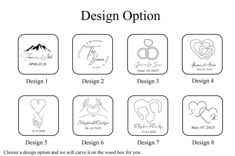 Engraved Walnut Wooden Ring Box , Personalized Anniversary&Engagement Keepsake, Ring Holder Box For Wedding Ceremony, Square Ring Bearer Box