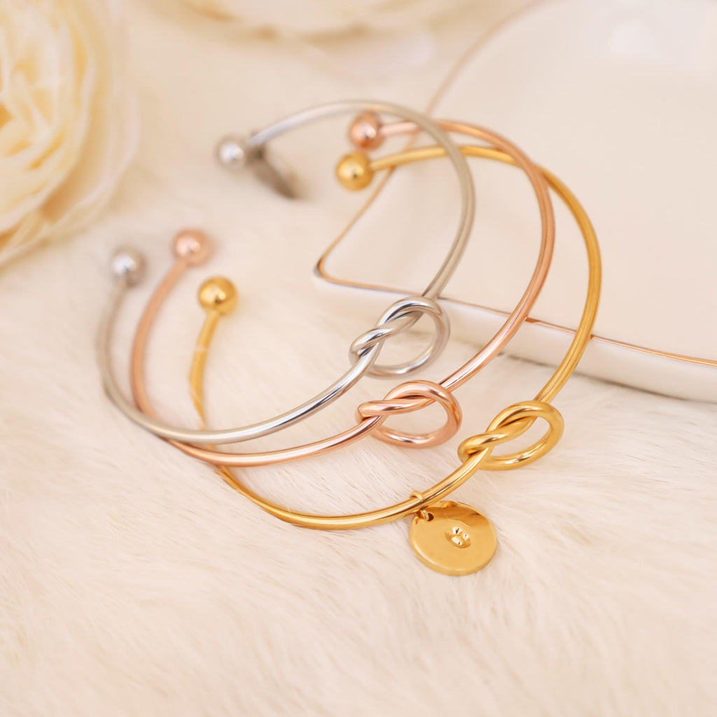 Tie the Knot Bracelet for Bridal Party, Bridesmaid Gifts for Bridesmaid Proposal, Maid of Honor Gift Box I can’t tie the knot without you,