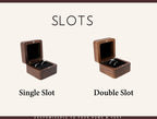 Engraved Walnut Wooden Ring Box , Personalized Anniversary&Engagement Keepsake, Ring Holder Box For Wedding Ceremony, Square Ring Bearer Box