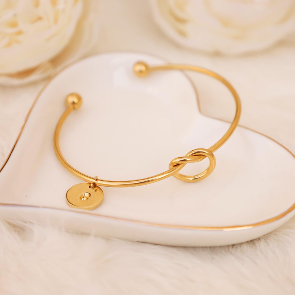 Tie the Knot Bracelet for Bridal Party, Bridesmaid Gifts for Bridesmaid Proposal, Maid of Honor Gift Box I can’t tie the knot without you,