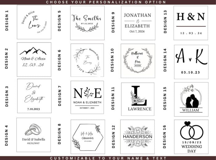 Engraved Walnut Wooden Ring Box , Personalized Anniversary&Engagement Keepsake, Ring Holder Box For Wedding Ceremony, Square Ring Bearer Box