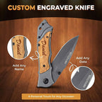 Customized Gift, Engraved Knife for Him, Father’s Day Gift, Gift for Husband, Wedding Aniversary, Groomsmen Retirement Scout Graduation Gift
